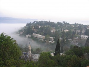 Jerusalem in the Fog